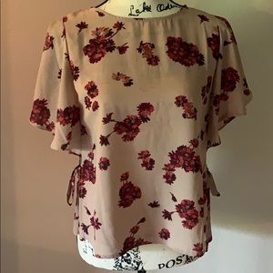 One Clothing Tan Blouse